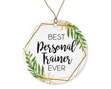 Personal Trainer Christmas Ornament-Gift for Personal Trainer-World's Best Pe...