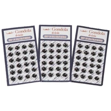 Sew on Snap Buttons Metal Fastener Buttons for Sewing Clothing Mini Small Dol...