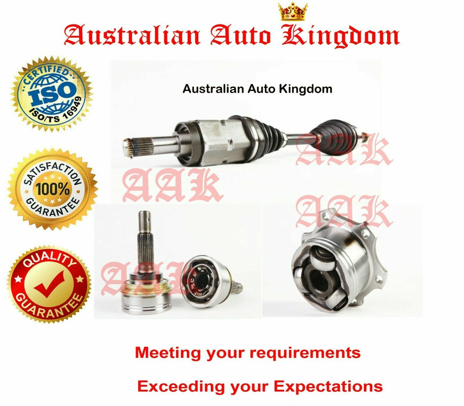 DRIVE SHAFT FOR TOYOTA KLUGER GSU40R 2007-2014 PASSENGER SIDE HD SERIES ...