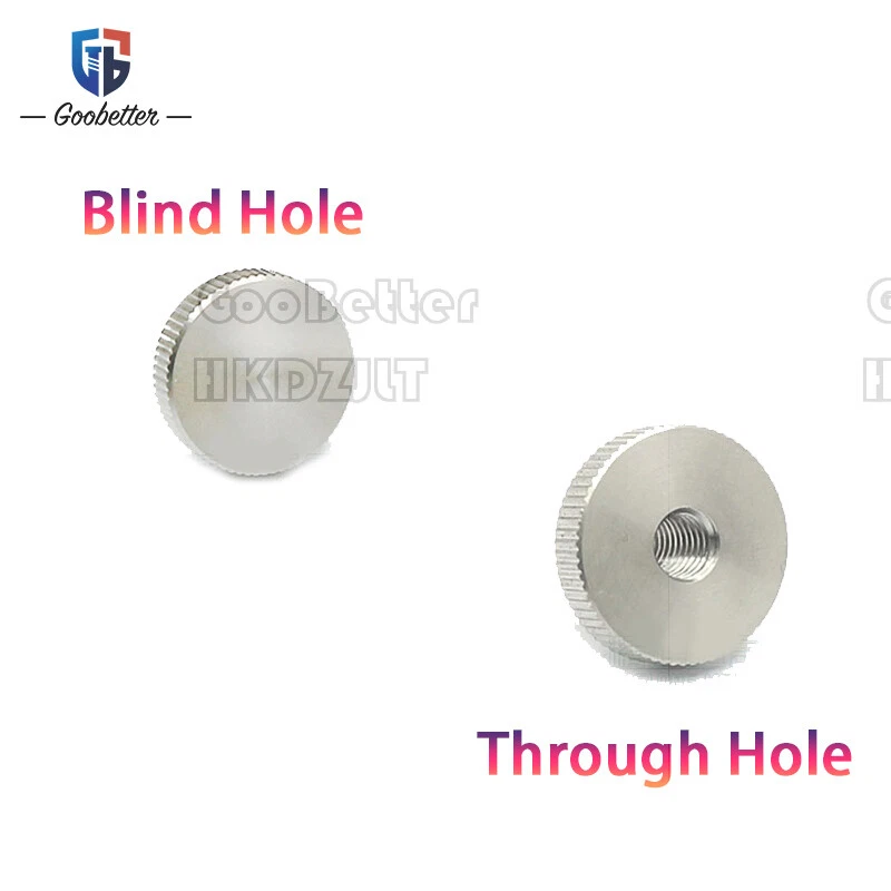 Rändelmutter Hohe Form Raendelmuttern Rundmutter Edelstahl M2 M2.5 M3 M4 - M10 - Bild 3 von 4