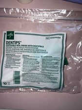Medline Dentips Disposable Oral Swabs with De...