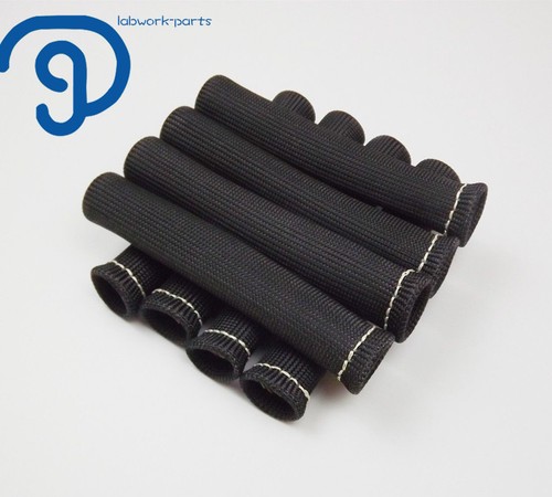 Negro 1200° Bujía Alambre Bota Protectora Escudo Térmico Manga SBC BBC 350 454 - Imagen 4 de 6