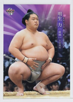Dリーグ Shigetora トレカ MEISEI CHIKARA (Maegashira) - 2019 BBM Sumo Wrestling Trading Card