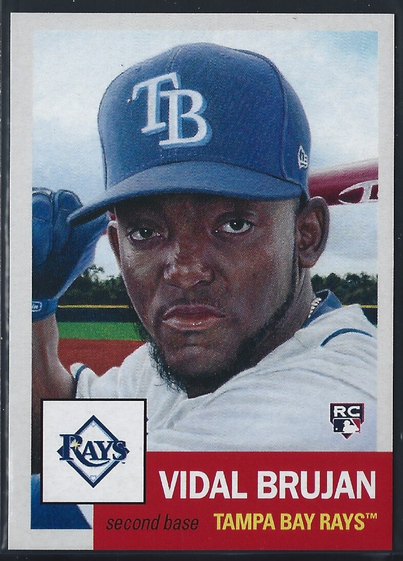 2022 TOPPS LIVING SET # 509 VIDAL BRUJAN Rookie Tampa Bay Rays 2,138 Printed b