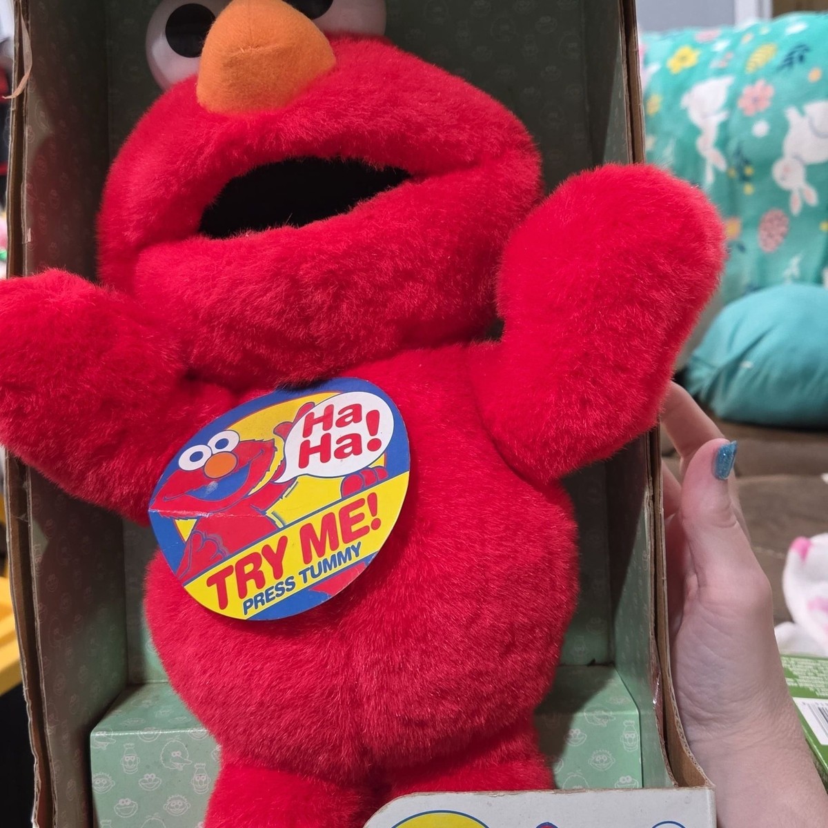 Sesame Street Vintage Tickle Me Elmo Vintage 1996 Tyco Sesame