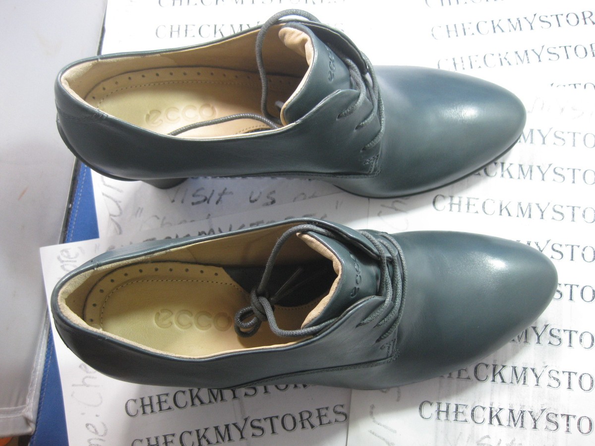 NEW ECCO Sculptured 75 Tie GENUINE LEATHER WOMEN'S SHOOTIE OXFORD