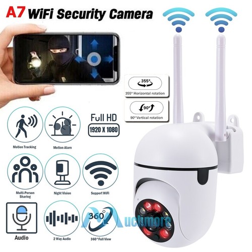 2MP 1080P HD Wifi IP Camera Pan/Tilt Outdoor Home Smart CCTV Night Vision IR Cam - Picture 2 of 48