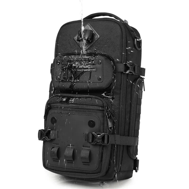 Vielseitige diagonaler Outdoor Rucksack-Tasche | Kamerahalterung - Bild 3 von 4