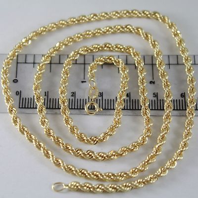 Catena Oro Giallo 18k Monde Petit - 50cm Con Scatola Regalo E