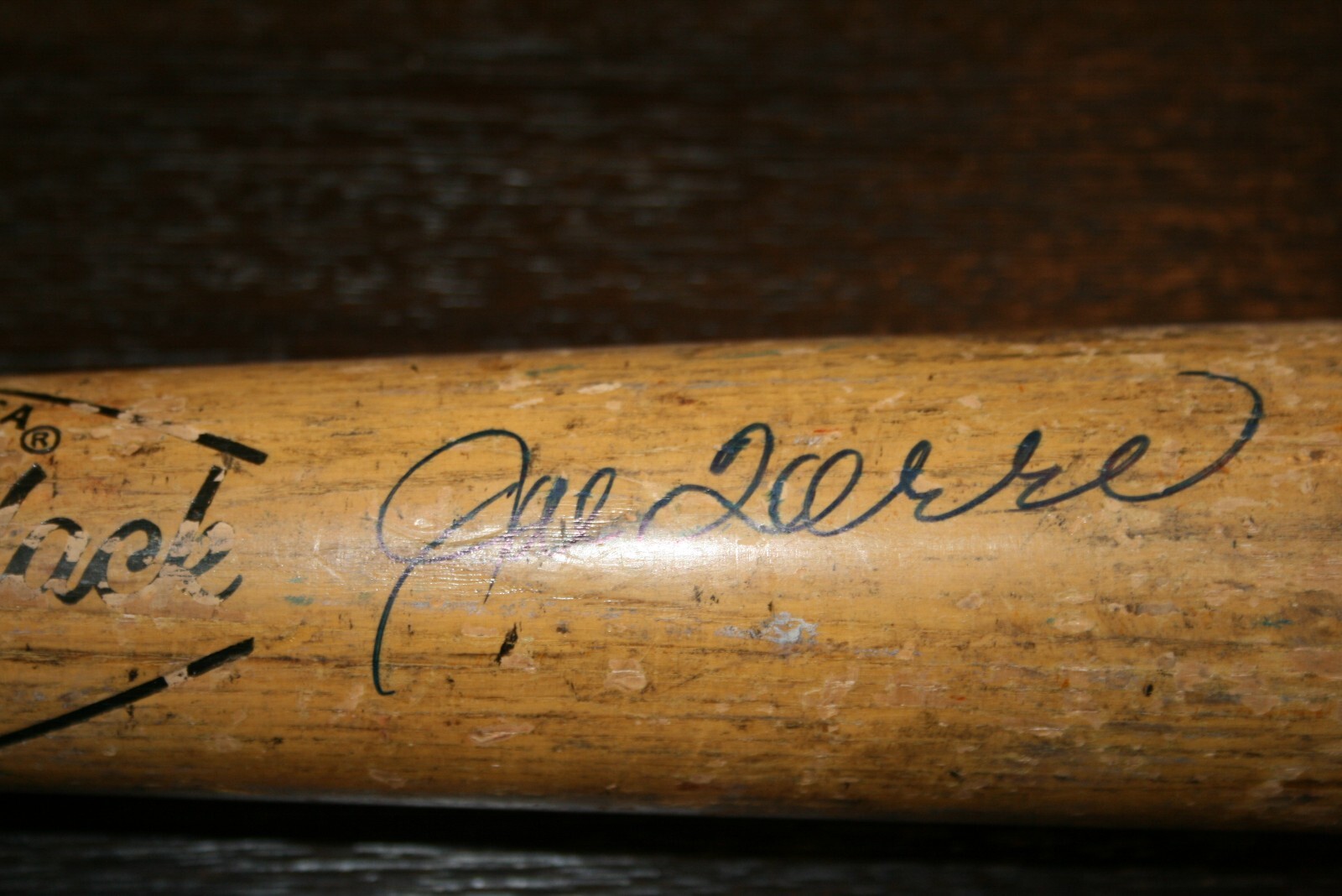 Joe Torre Autographed Signed Adirondack Vintage Store Model Bat! PSA/DNA! 