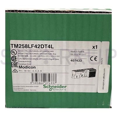 New In Box SCHNEIDER TM258LF42DT4L Modicon Programmable Controller