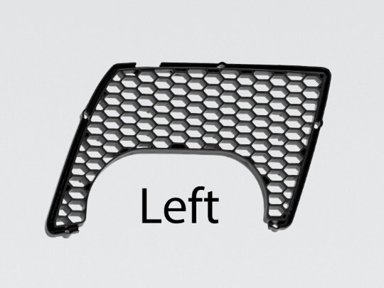 Alfa Romeo 147 GTA griglie posteriori rear grille double