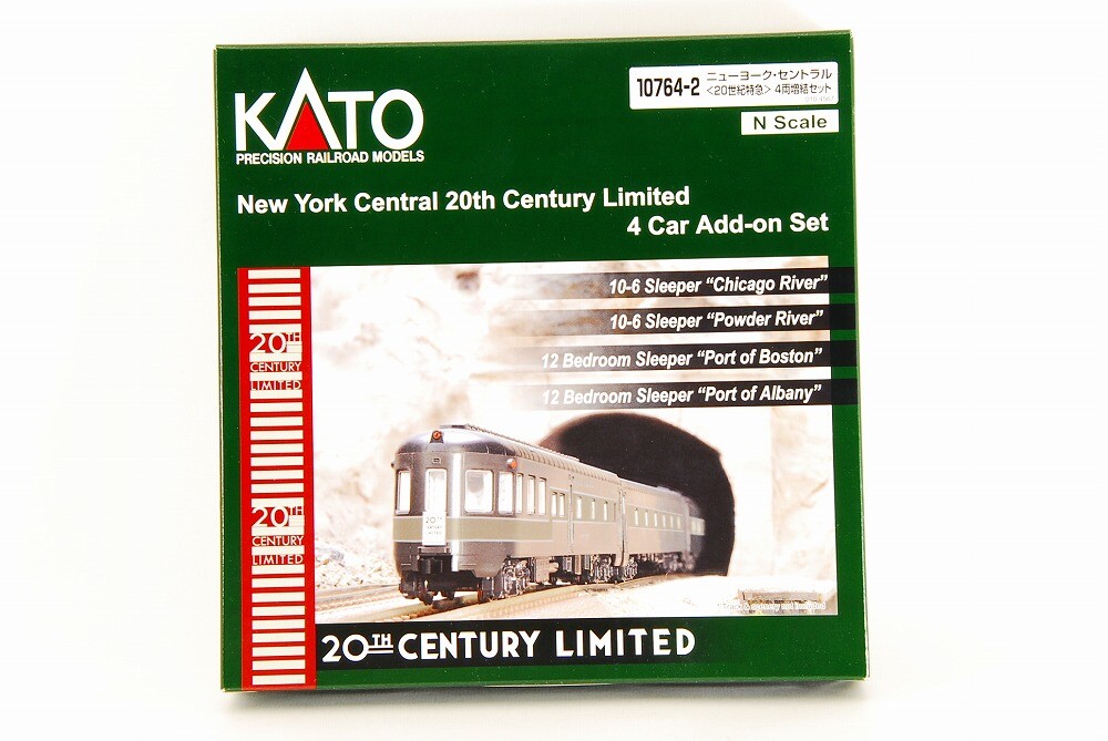 1円〜 KATO Nゲージ 10764-2 ニューヨーク・セントラル 20世紀特急 4両  