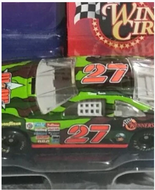 Kenny Irwin #27 GI Joe 1997 Winners Circle Ford Thunderbird 1/64 NASCAR fundido a presión Foto 3 de 4