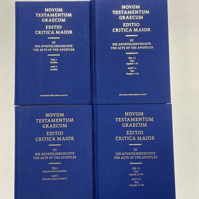 Novum Testamentum Graecum Apostelgeschichte  Acts 1.1, 1.2, 2 & 3