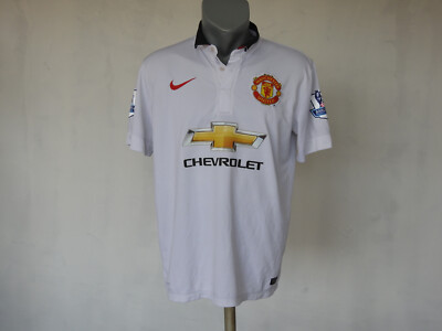 Manchester United 2014 - 2015 Away Jersey #7 Di Maria Nike White