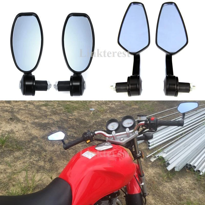 For MV AGUSTA Brutale 7/8'' 22MM Motorcycle Bar End Rear View Side Mirrors - Изображение 2 из 2