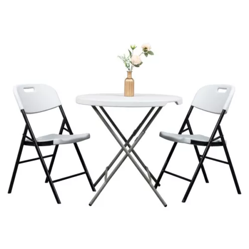 4pcs 47*54*84cm Garden Plastic Folding Chair White Hot sale - Bild 8 von 9