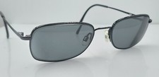 Vintage Tura M763 Black Rectangular Metal Sunglasses Japan FRAMES ONLY