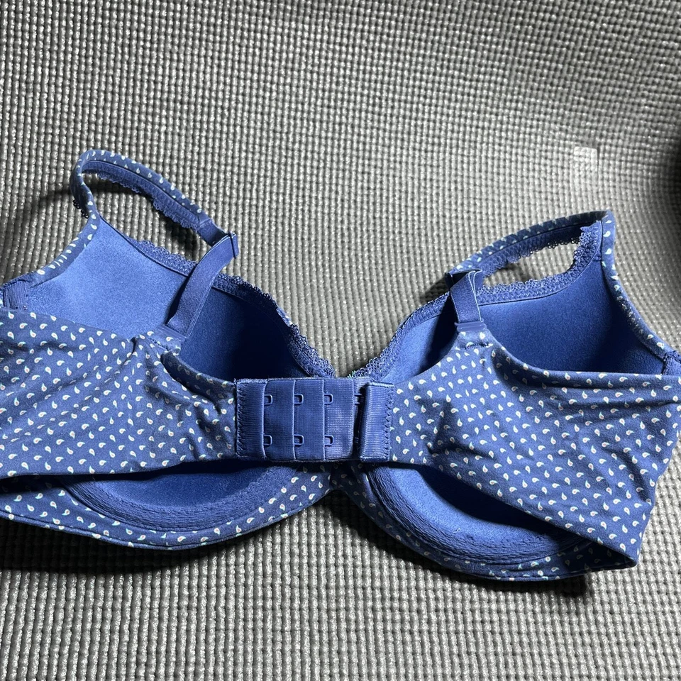 Sujetador Victoria's Secret Demi para mujer 32DD azul cachemir forrado por Victoria Foto 3 de 4