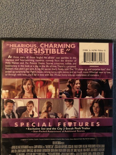 Valentines Day DVD 2010 Bradley Cooper Jennifer Garner Taylor Swift - 第 3/6 張圖片