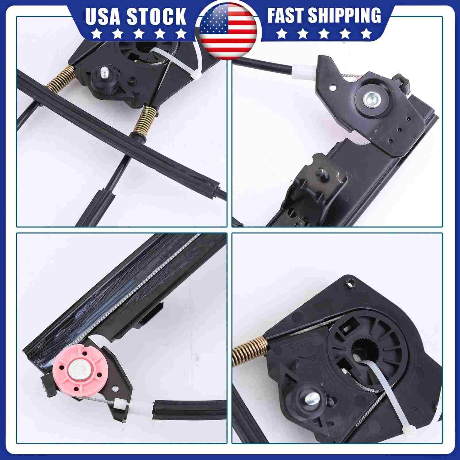 Window Regulator Replacement For Maserati Quattroporte 2003 2004-2013 4.2L/4.7L