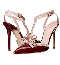 KATE SPADE LYDIA RHINESTONE BOW HEELS SIZ 6.5B SH100THRIFTY