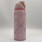 Owala FreeSip Sugar Plum Fairy 32 Oz Water Bottle Holiday Collection Pink