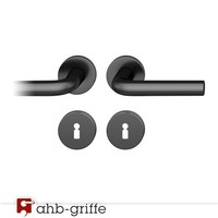 Fsb TüRgriff 1075 Rosette Asl® Schwarz Matt, äHnlich Ral 9005 Bb TüRdrüCker
