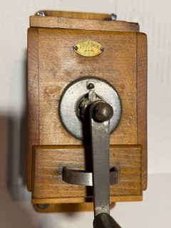 Antique TRE Spade Coffee Grinder Made In Italy Wall Mill 1925