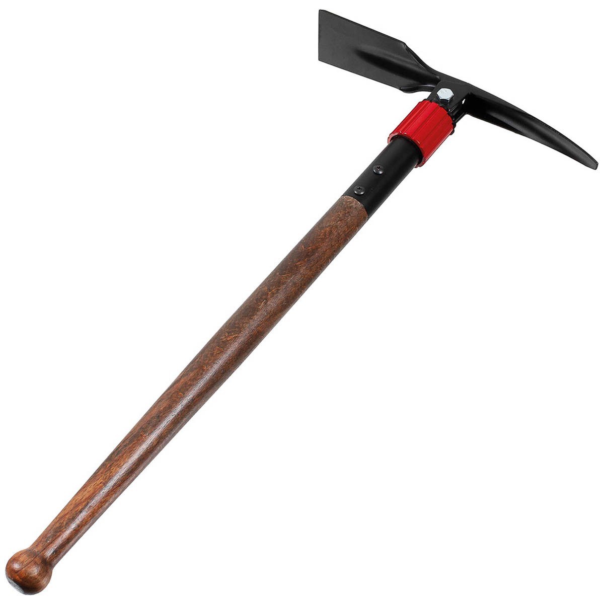 MFH Folding Pick Axe With Wooden Shaft Camping Entrenching Tool Bushcraft