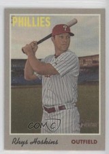 2019 Topps Heritage 1970 Cloth Stickers Rhys Hoskins #12 0yj6