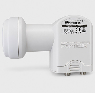 Opticum Premium Twin LNB LTP-04H Sat-LNB, 2 Ausgänge, KU-Band