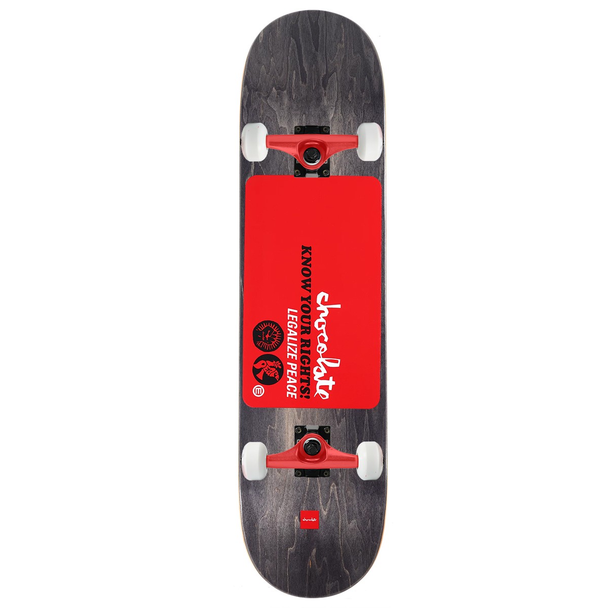 Chocolate Skateboard Assembly Perez Know Your Rights 8.4" x 