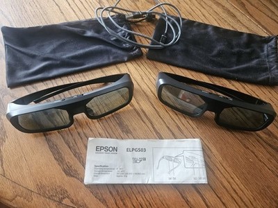 Pair of EPSON 3D Glasses for Home Theatre