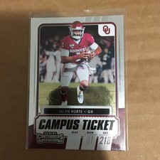 2021 Panini Contenders Draft Picks Campus Ticket Silver #26 JALEN HURTS Eagles