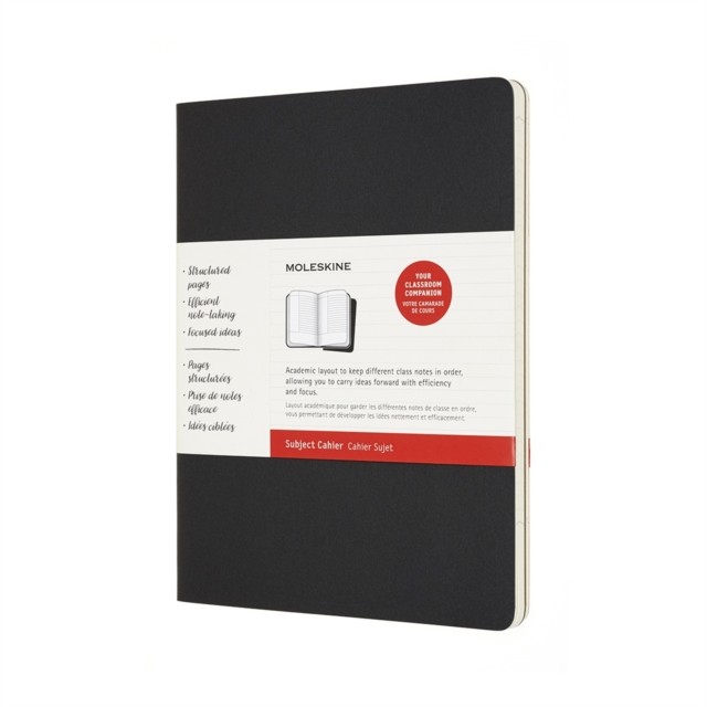 Moleskine Cahier Journals Subject XL Black Kraft Brown (Notebook / blank book)