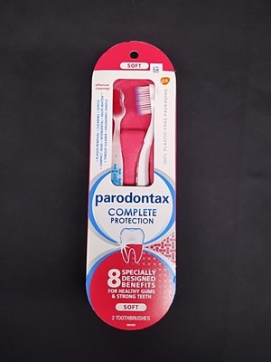 PARODONTAX Complete Protection Oral Care Soft Toothbrush Pack of 2