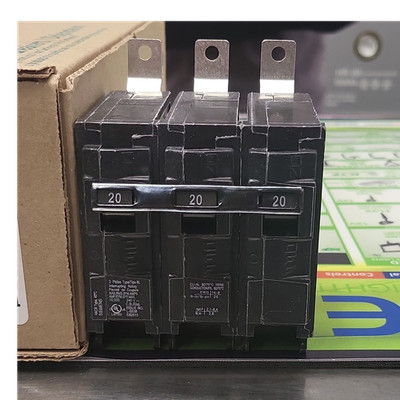 Siemens B320 20A 3-Pole 240V Bolt On Circuit Breaker