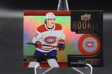 Cole Caufield Rookie Retrospective #RR-9 2022/23 UD Series 1 Hockey