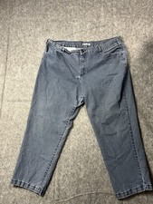 Lee Women's Jeans Straight Relaxed Fit Size 22 Blue Denim Regular Fit