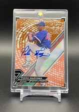 PEDRO MARTINEZ - 2017 Topps High Tek ORANGE MAGMA AUTO / AUTOGRAPH #d 06/25