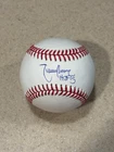 Randy Johnson signed OML baseball w/ HOF 15 ** Beckett **