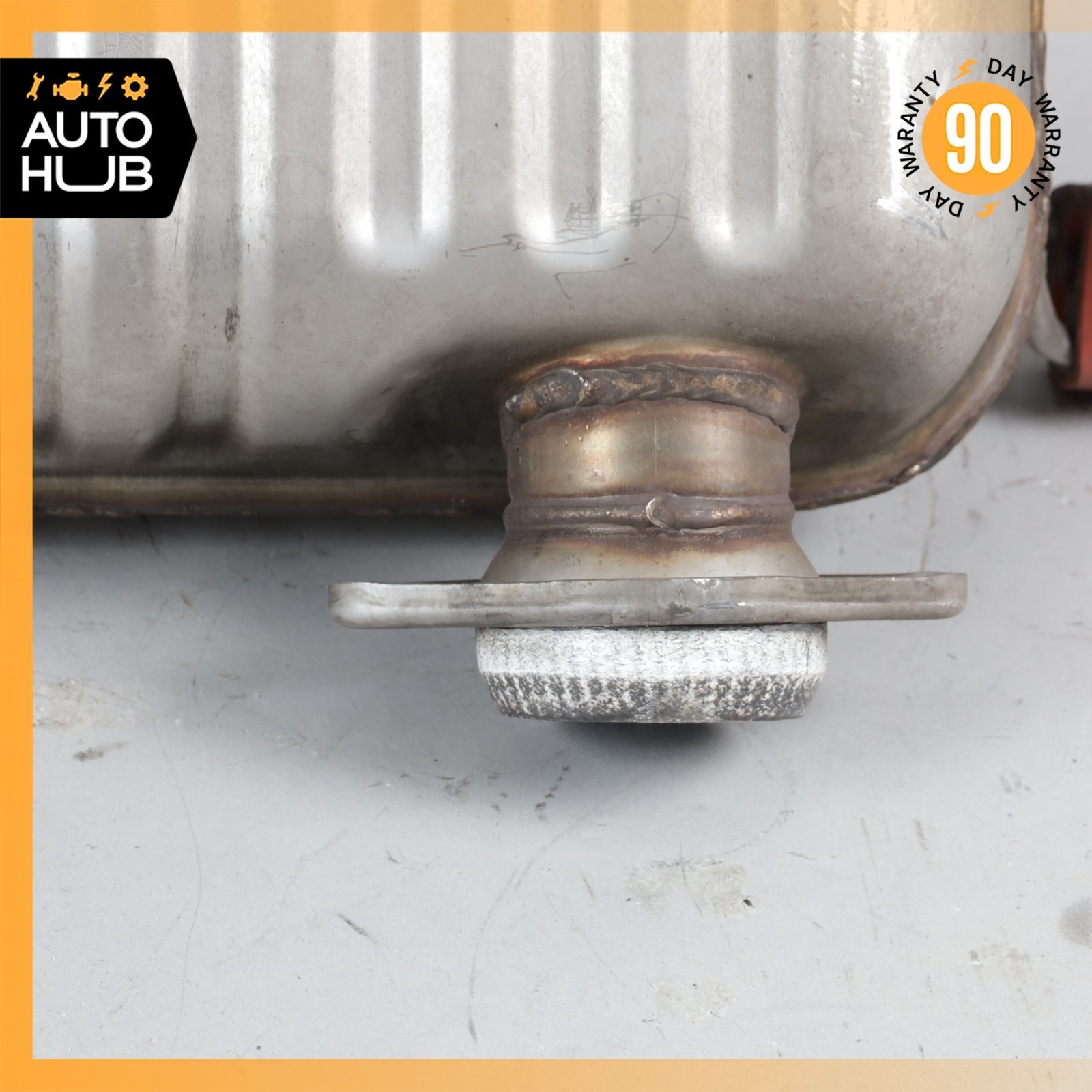 05-16 Aston Martin DB9 DBS 6.0L Dual Exhaust Muffler Assembly 4G435230FB OEM 34k
