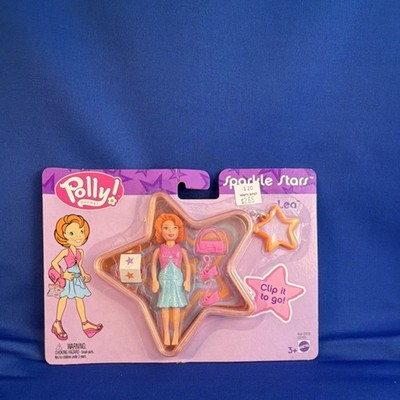 Vintage Polly Pocket Sparkle Stars Lea Doll 2003 Polly Stretch Mattel