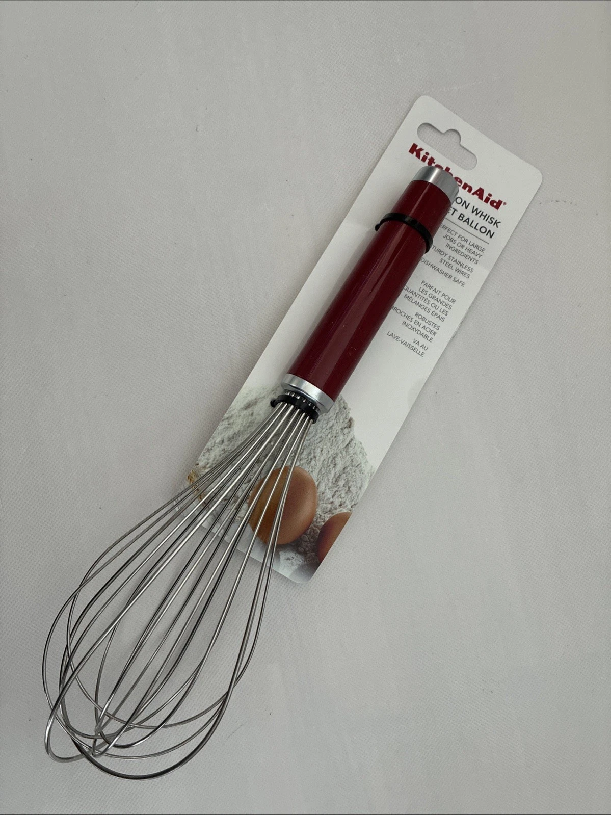 New KitchenAid Empire Red HERA Large Balloon Whisk