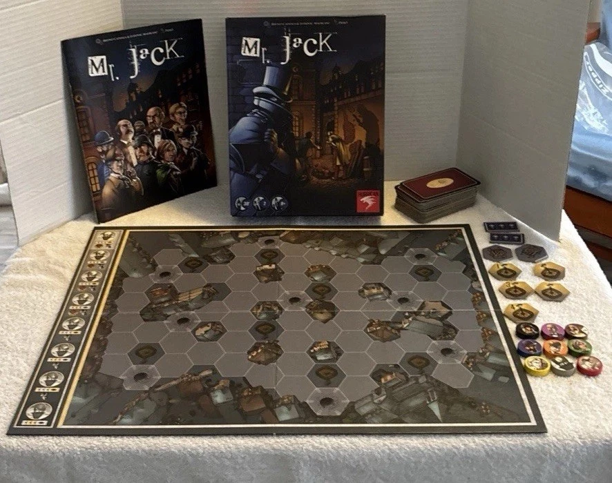 Hurrican Mr. Jack Board Game 2 Person Whitechapel Ripper 2016 Complete - Image 2 of 4