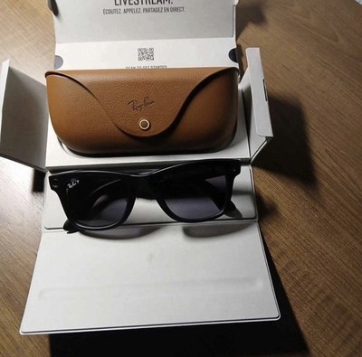 Ray-Ban Meta RW4006 Smart Glasses Bluetooth Black Frame w/ Case