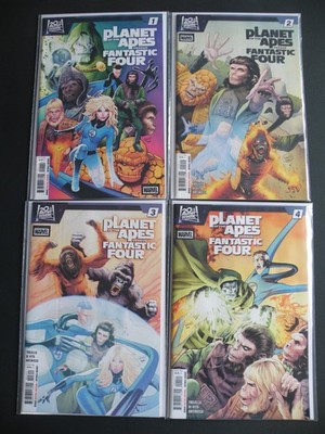Planet of the Apes vs Fantastic Four # 1 - 4 (Marvel Comics) 1st Print Near Mint