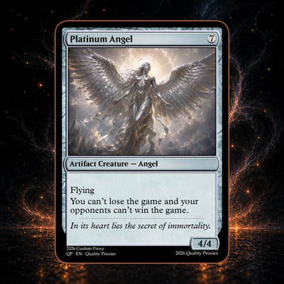 Platinum Angel - Custom MTG card